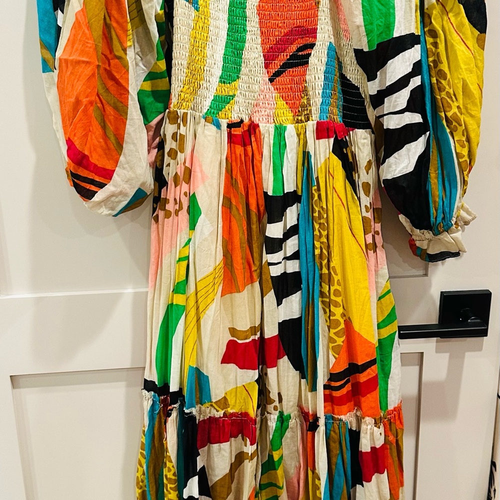 Colorful Patterned Maxi Dress